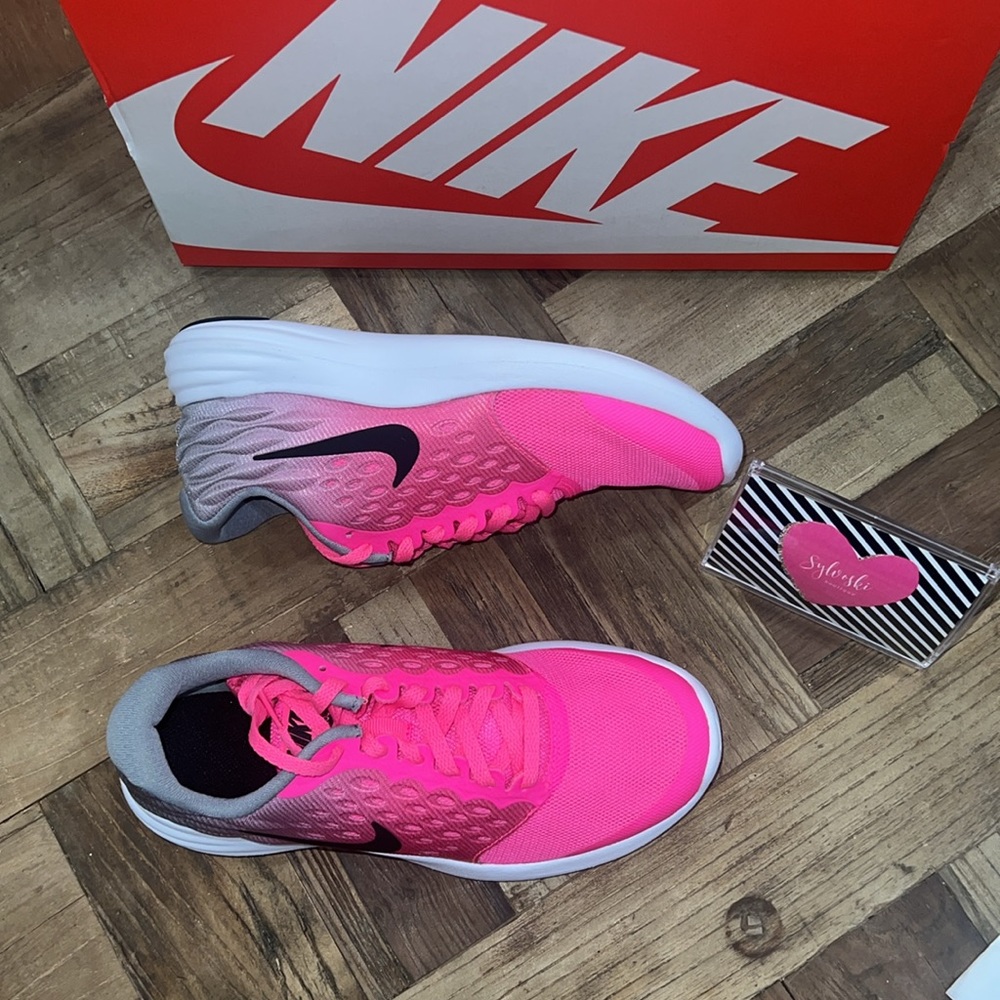 🔥Nike Lunarstelos GS 'Pink Blast' NWT - Picture 2 of 7